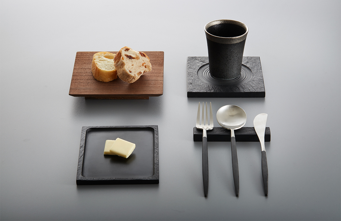 大橋洋食器 OHASHI すずり石 硯石 プレート 絆 食器